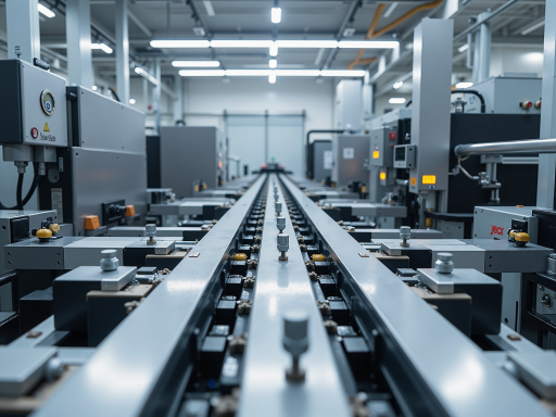 新能源电池生产线，自动化装配设备，质量检测系统，清洁能源生产环境