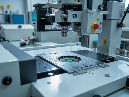 工业视觉检测设备，多摄像头配置，精密光学系统，现代化工厂背景